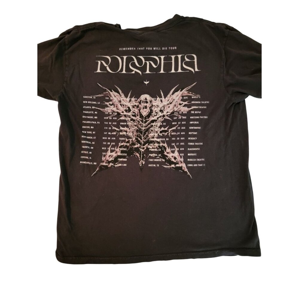 Polyphia Remember That You Will Die Tour Large T-Shirt Black & Pink Design - Picture 2 of 4
